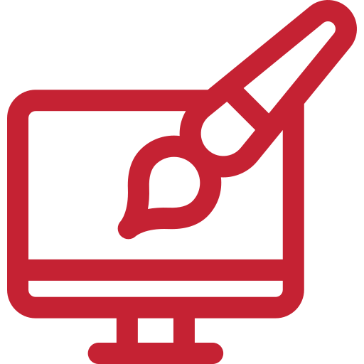 Image représentant l'interface moderne de l'utilisateur lors de la création web